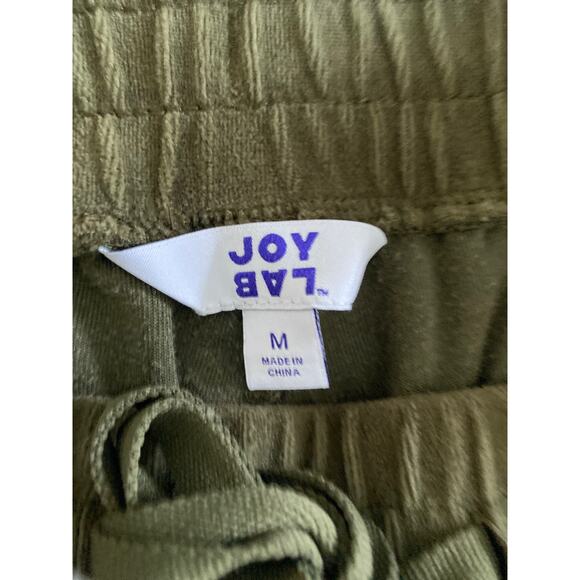 JoyLab Green Velour Split Ankle Casual Pants Sz M - Picture 5 of 9